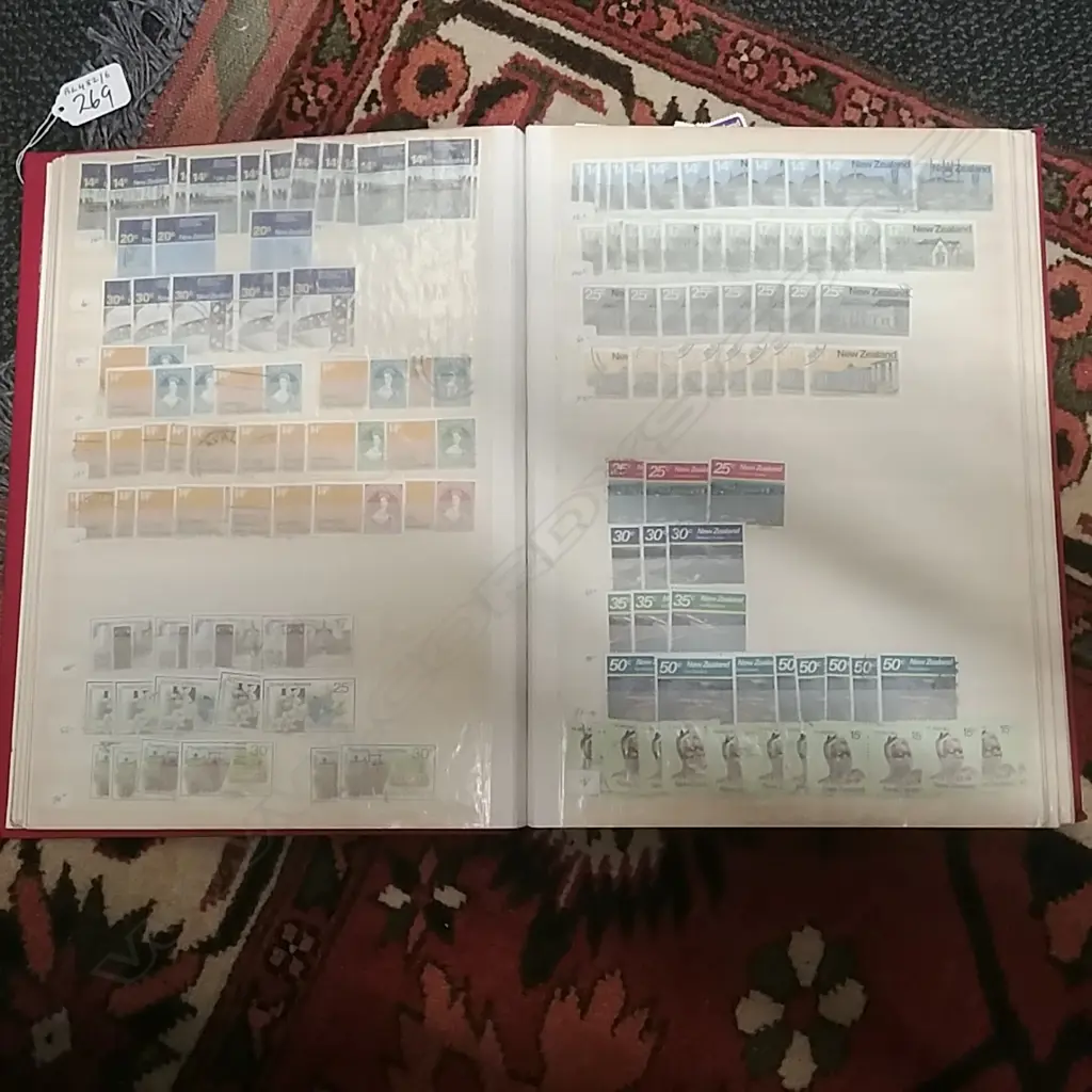 ALBUM NZ STAMPS STOCK BOOK Image 1++