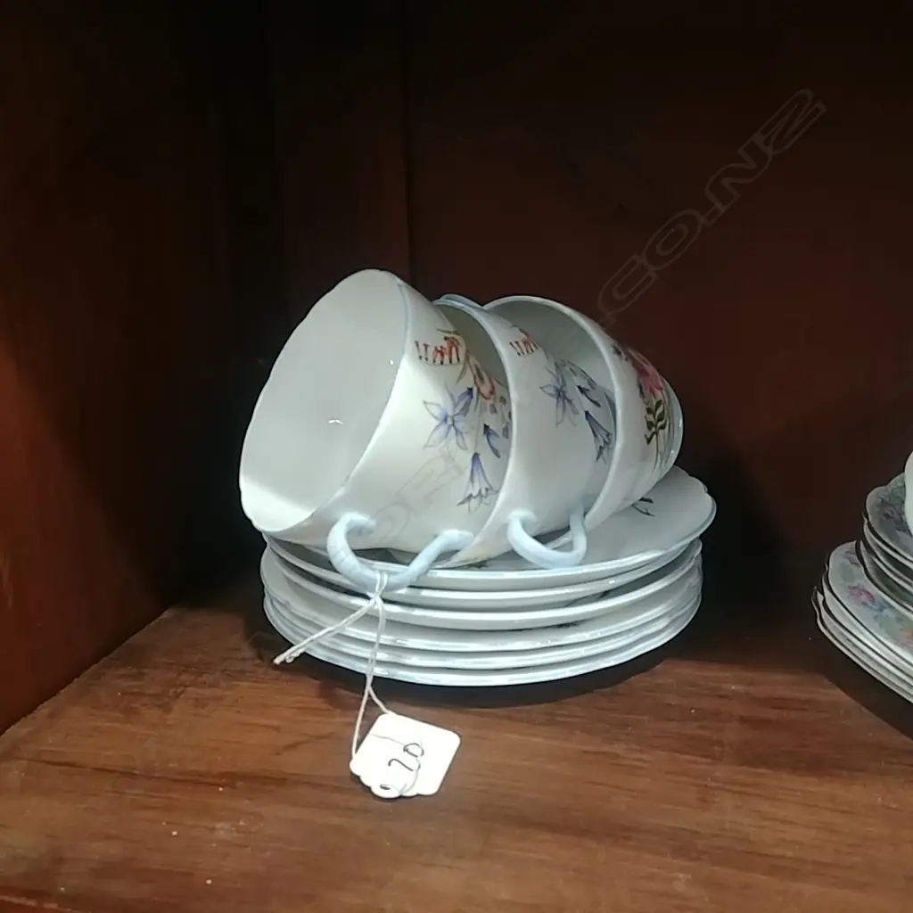 3 SHELLEY WILD FLOWERS TRIOS Image 1++