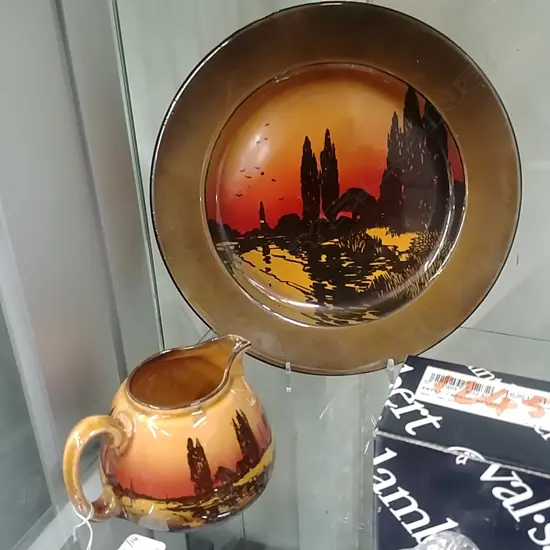 RD JUG & PLATE