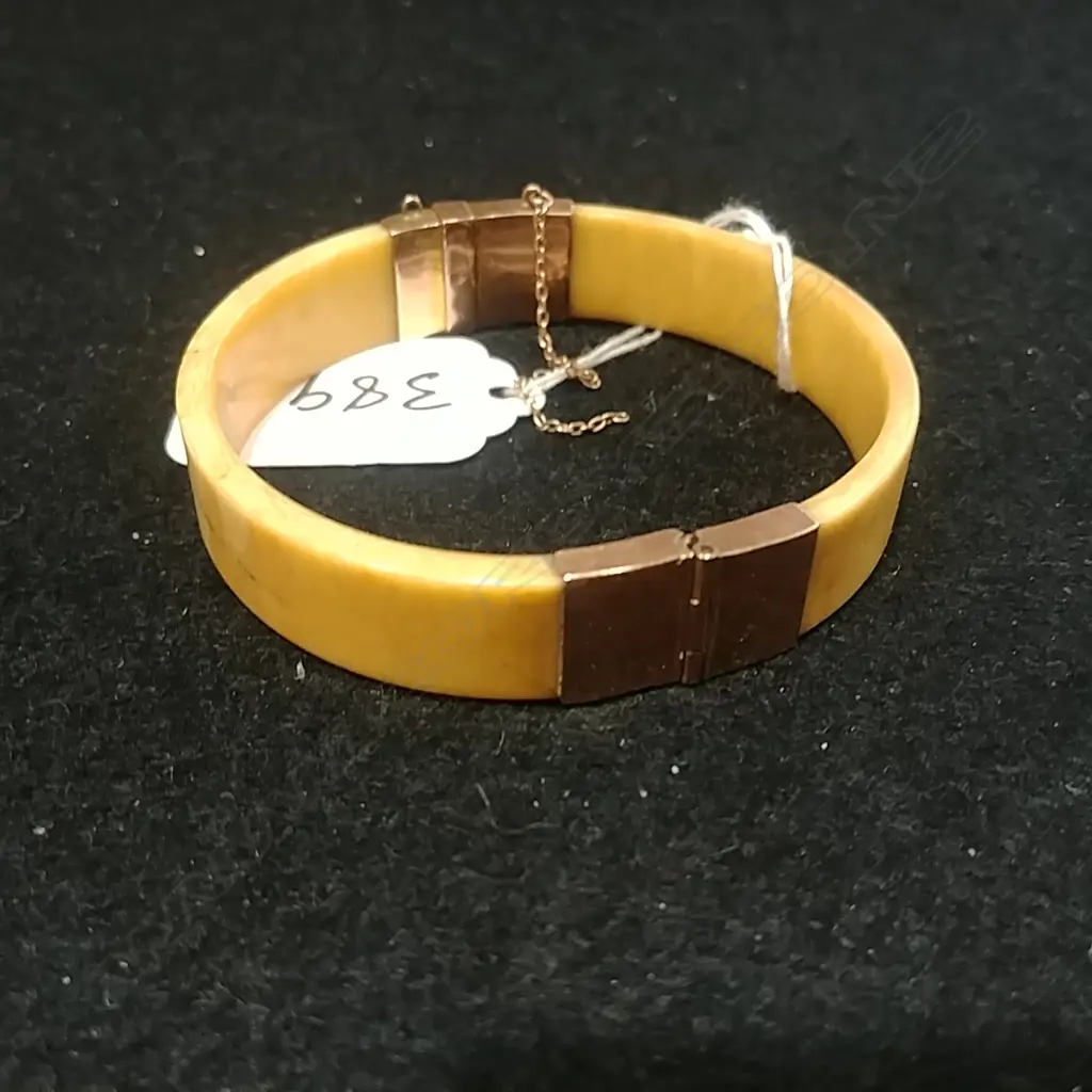 IVORY 9CT GOLD BRACELET Image 1++