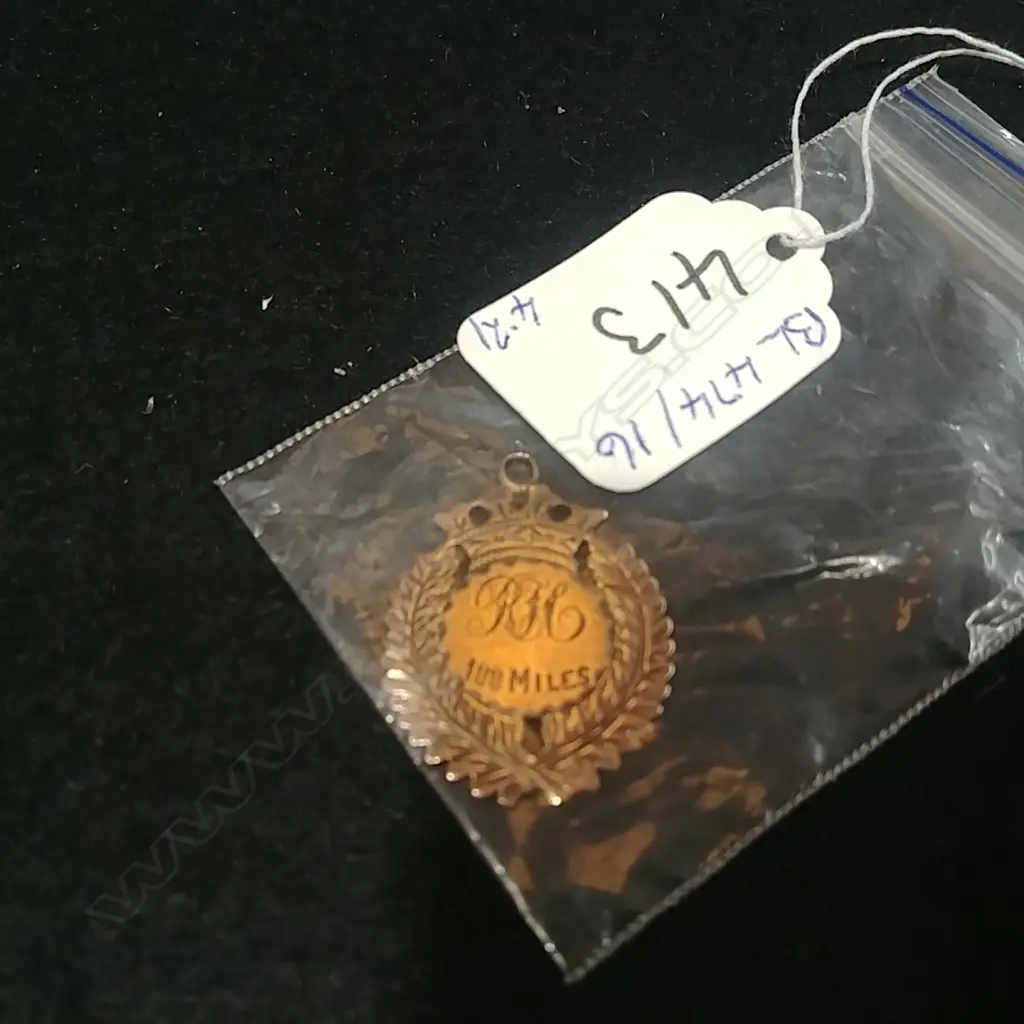 9CT ROSE GOLD MEDAL, NZ MADE 4.21GRAMS Image 1++