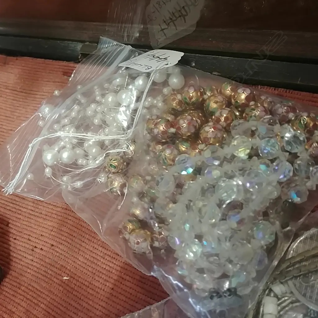 3 BEADED NECKLACES Image 1++