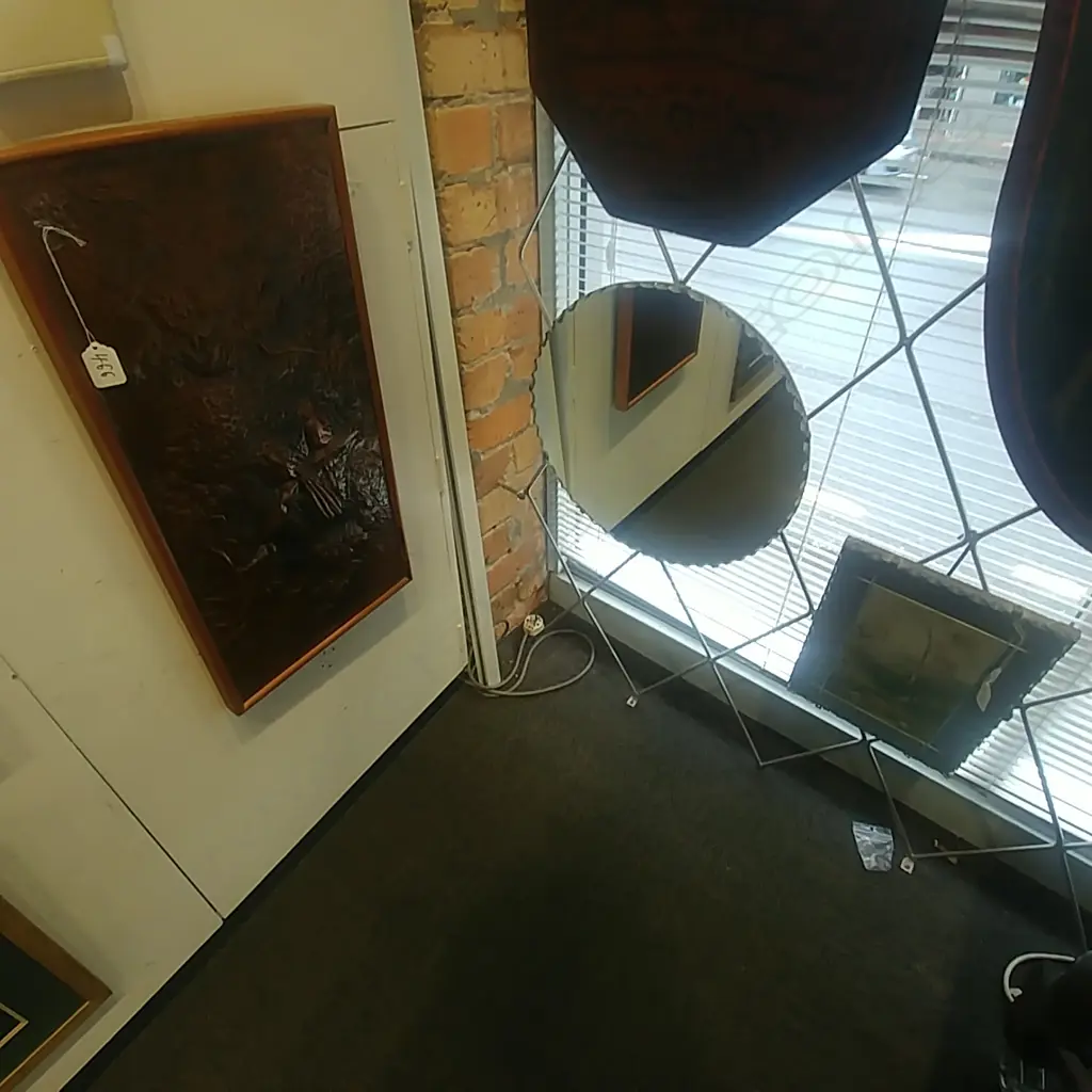 2 MIRRORS+COPPER PLAQUE Image 1++