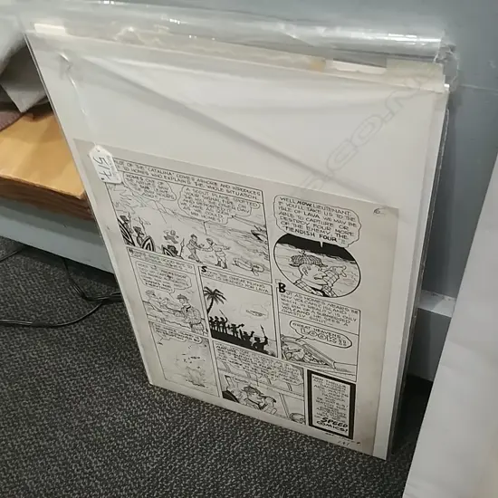 4 UNFRAMED CARTOONS