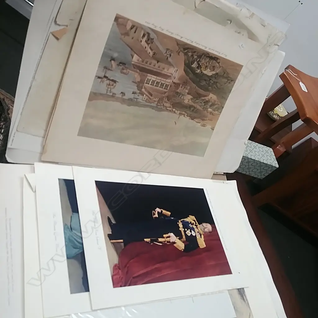 SEL. VINTAGE PRINTS FLORAL, HISTORIC ETC Image 1++
