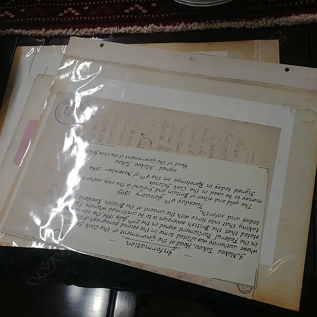 FOLIO COOK ISLAND DEEDS Image 1++