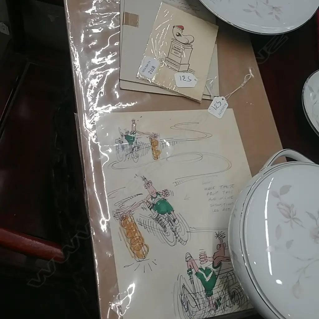 2 UNFRAMED CARTOONS Image 1++