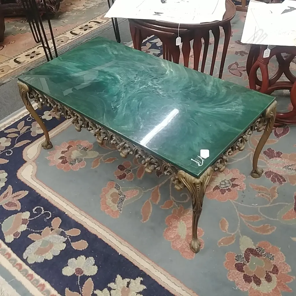 BRASS COFFEE TABLE Image 1++