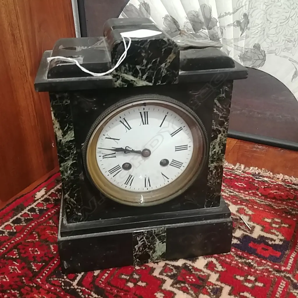 MARBLE MANTEL CLOCK Image 1++