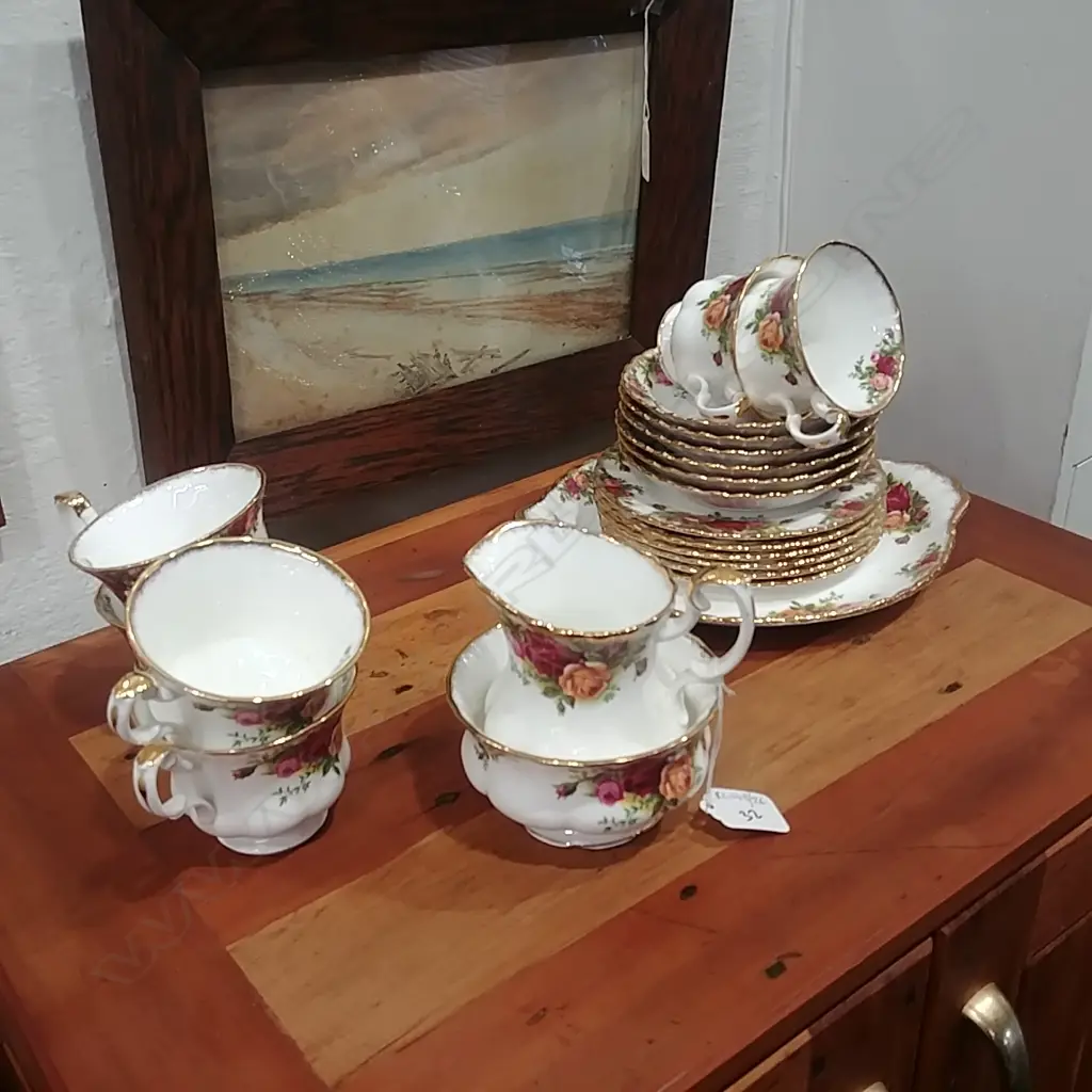 R/ALBERT O C R 21PC TEA SET Image 1++
