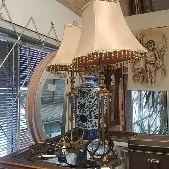 PR BRASS BASED TABLE LAMPS