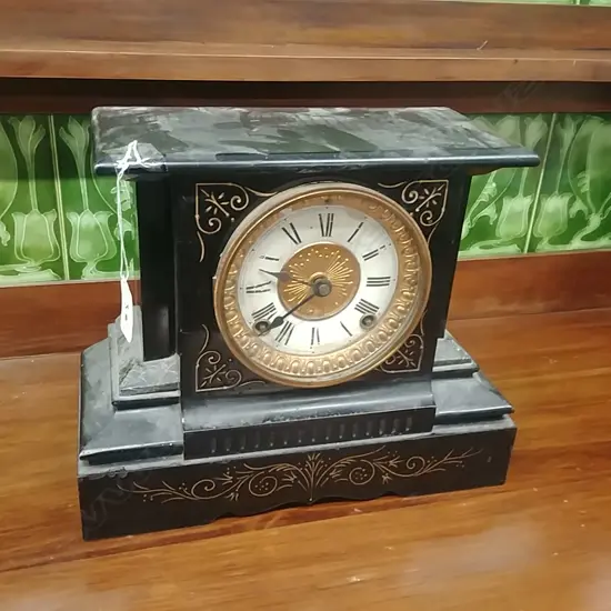 SLATE MANTLE CLOCK