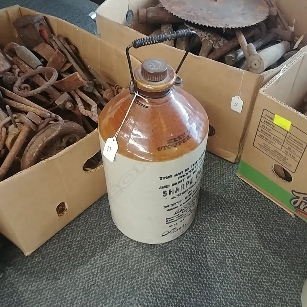 'SHARPE BROTHERS' STONE CROCK Image 1++