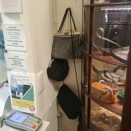 THREE EVENING PURSES