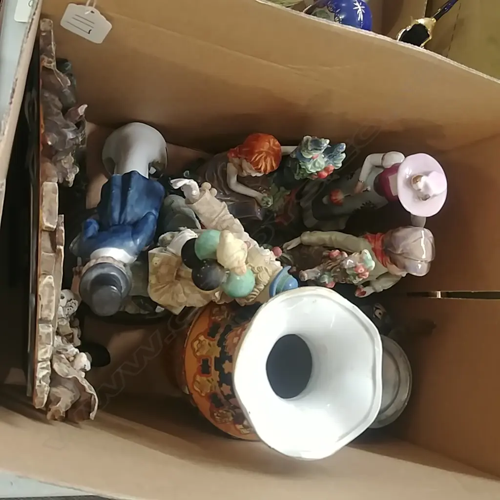 BOX LOT ORNAMENTS Image 1++