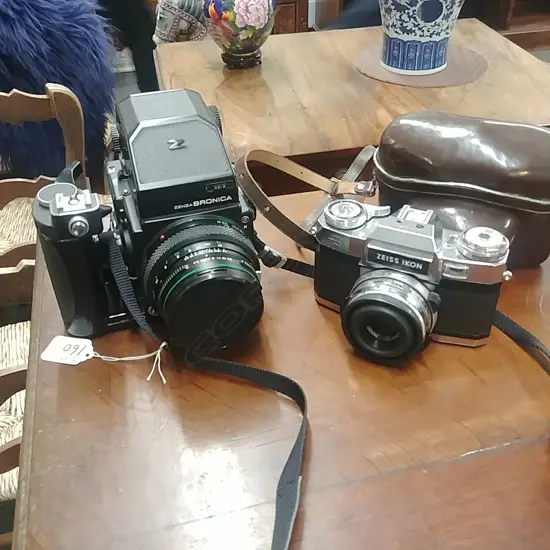 ZEISS IKON + ZENZA BRONIKA  CAMERAS