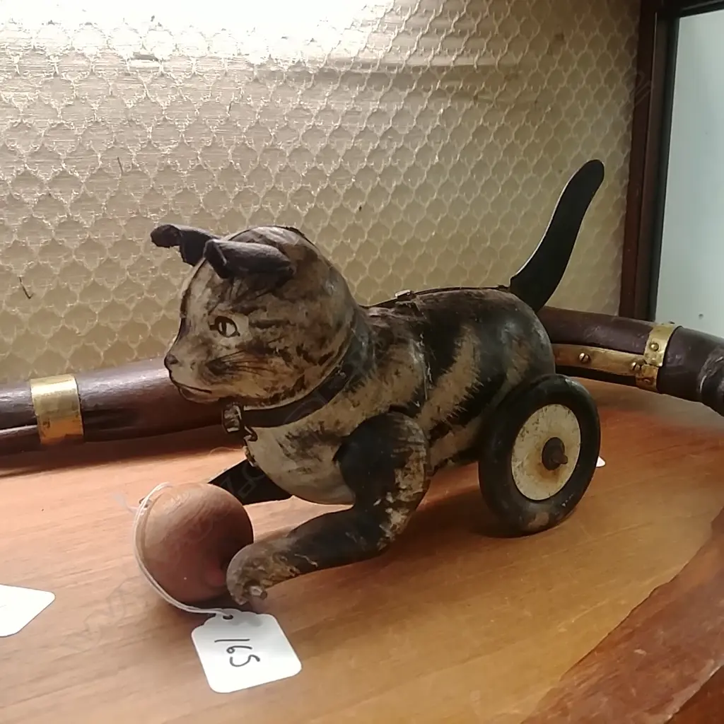 MARX OLD TIN CAT TOY  Image 1++