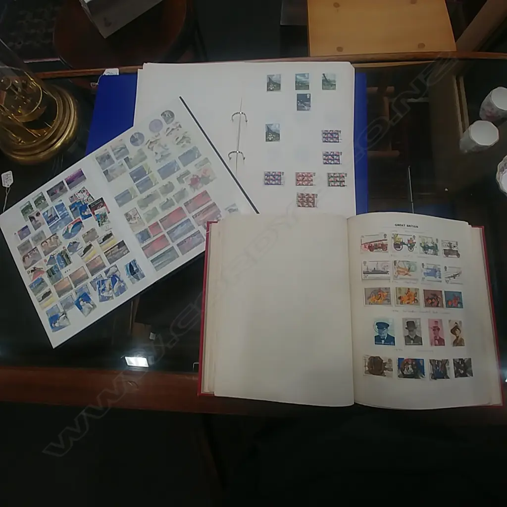 3 MIXED STAMP ALBUMS Image 1++
