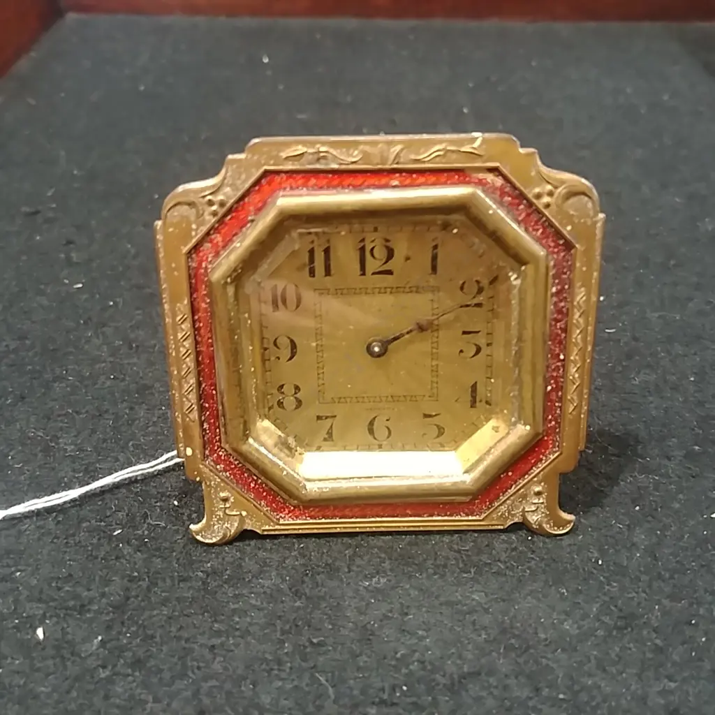 SM VINTAGE ORNATE GERMAN ALARM CLOCK Image 1++