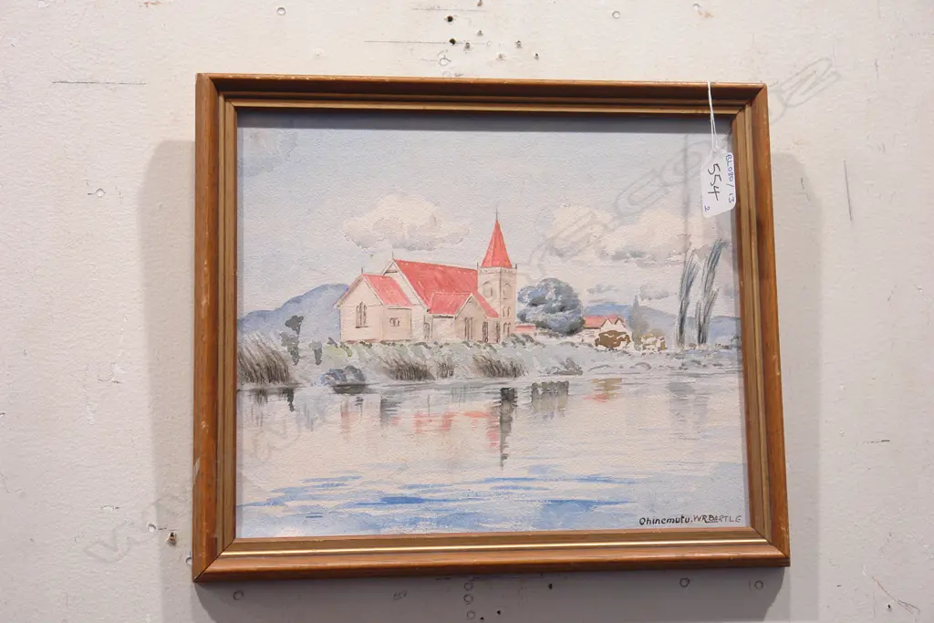 2 W/C'S COLONIAL NZ BUILDINGS; OHINEMUTU.. Image 1++