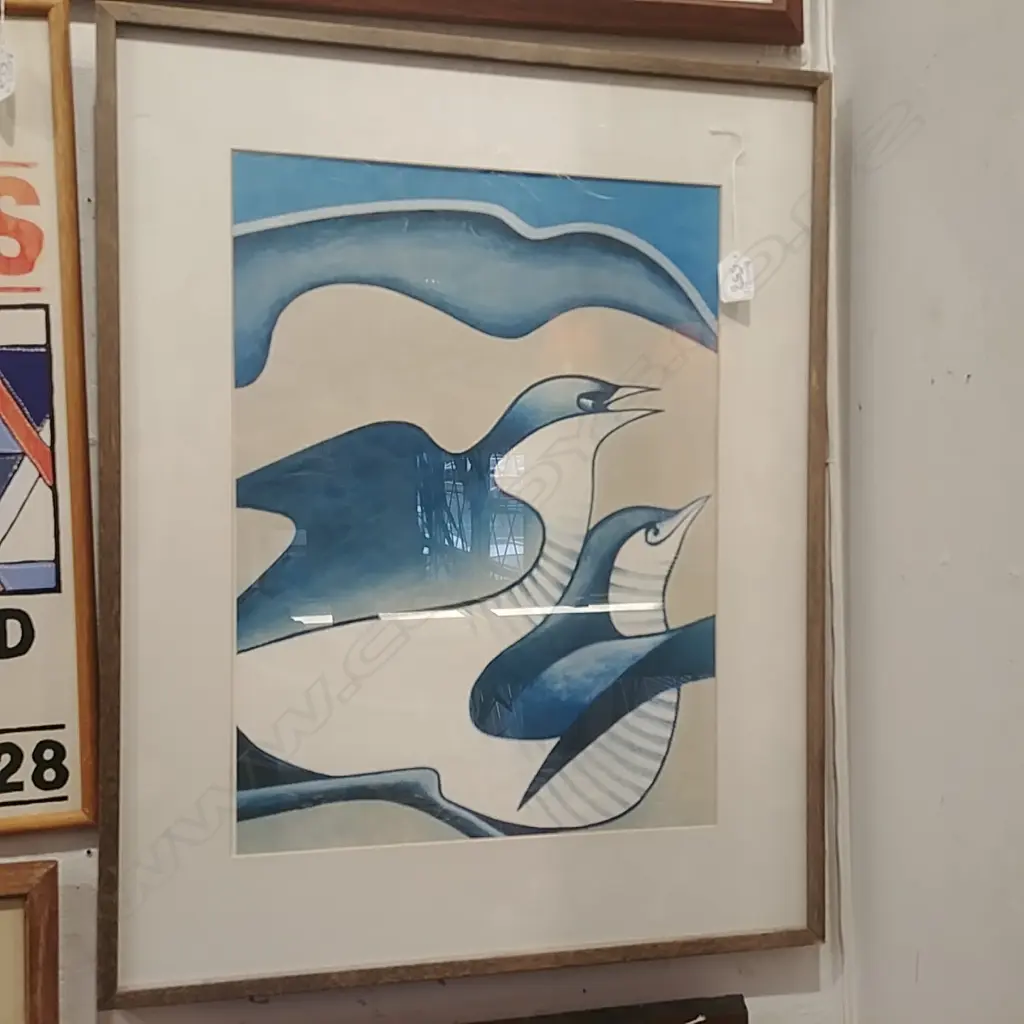 DON BINNEY PRINT BIRD Image 1++