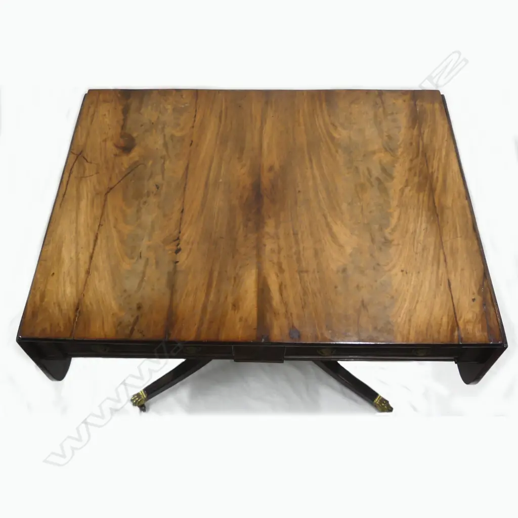 A Regency mahogany sofa table Image 1++