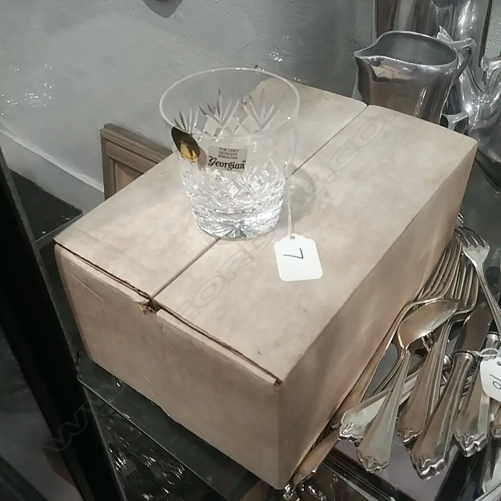 6 WEBB CORBETT CRYSTAL TUMBLERS Image 1++