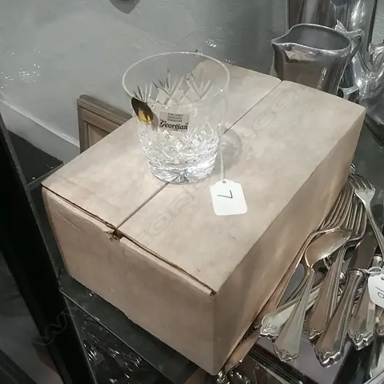 6 WEBB CORBETT CRYSTAL TUMBLERS