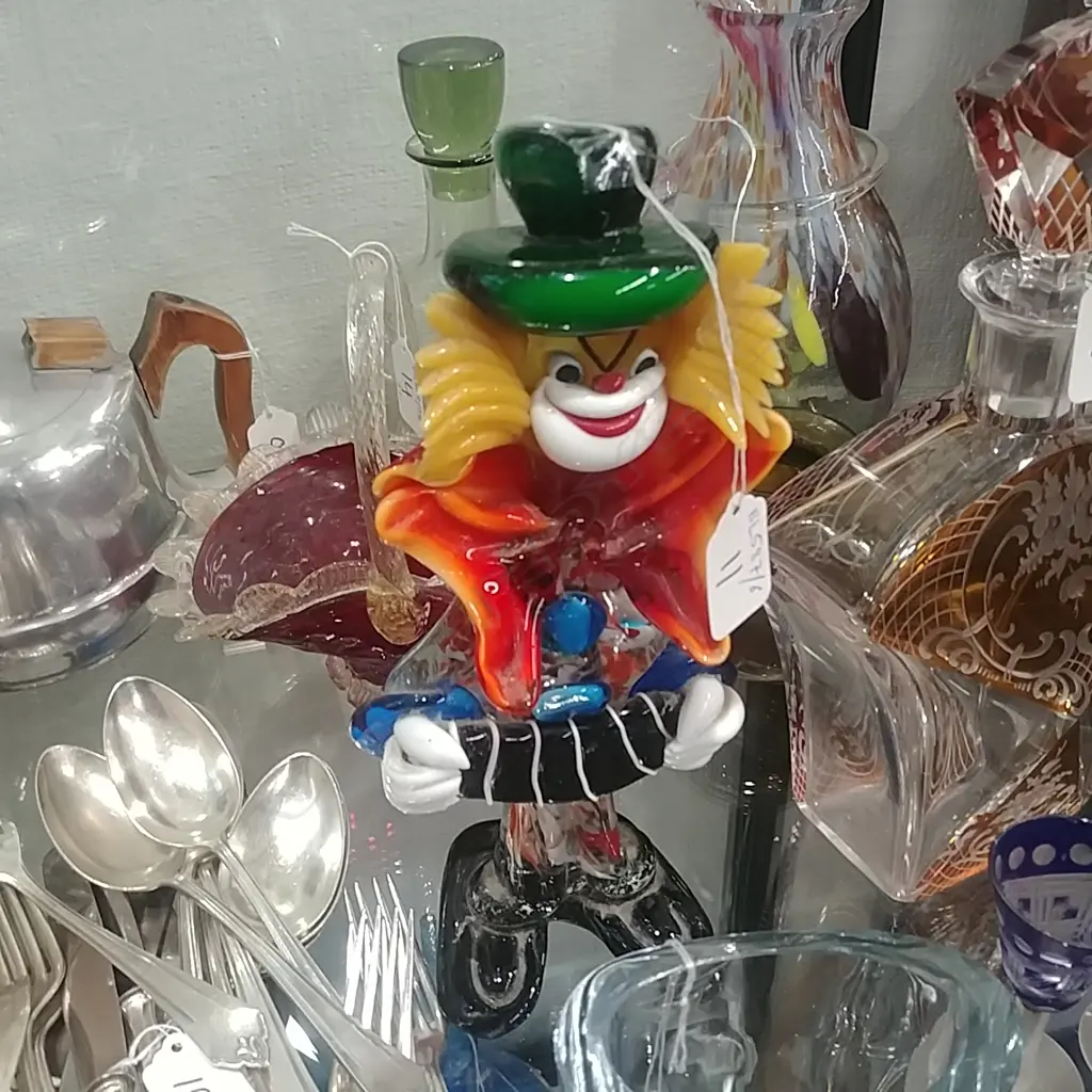 MURANO GLASS CLOWN Image 1++