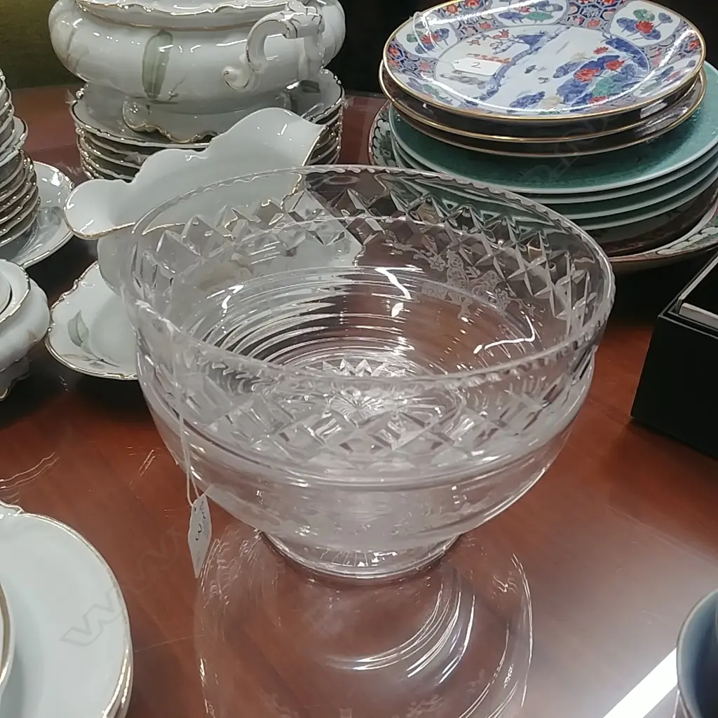 2 CUT CRYSTAL BOWLS Image 1++