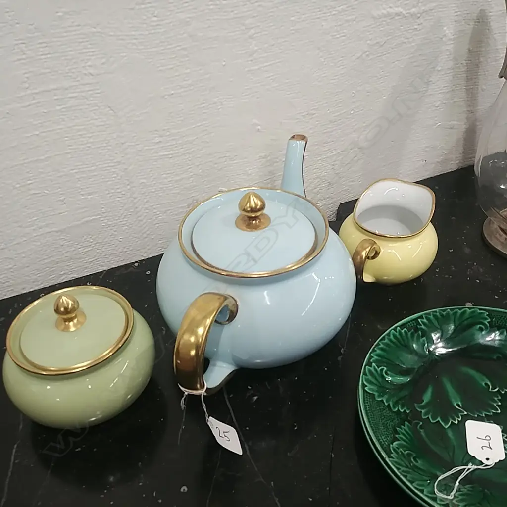 3PC FRENCH CHINA TEASET Image 1++