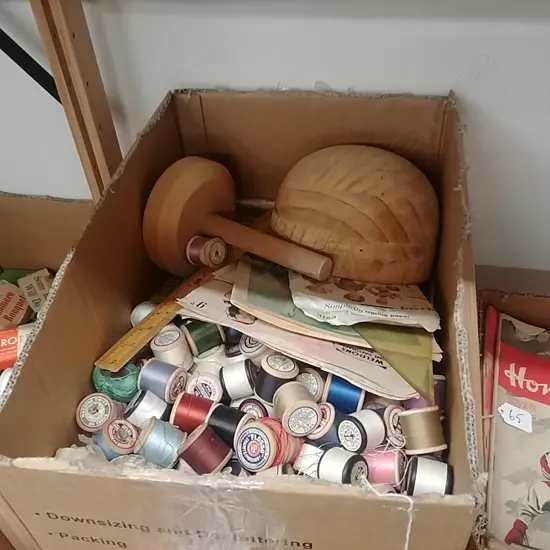 ASST SEWING ITEMS PATTERNS ETC