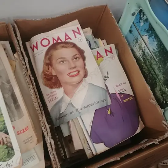 ASST VINTAGE 1950S WOMAN'S MAGAZINES