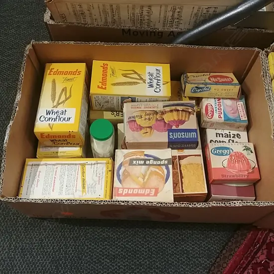 ASST VINTAGE FOOD PACKAGING