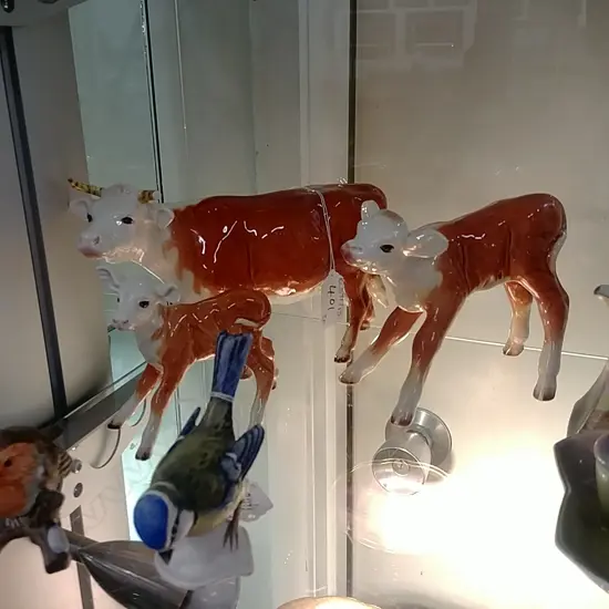 3 BESWICK COWS