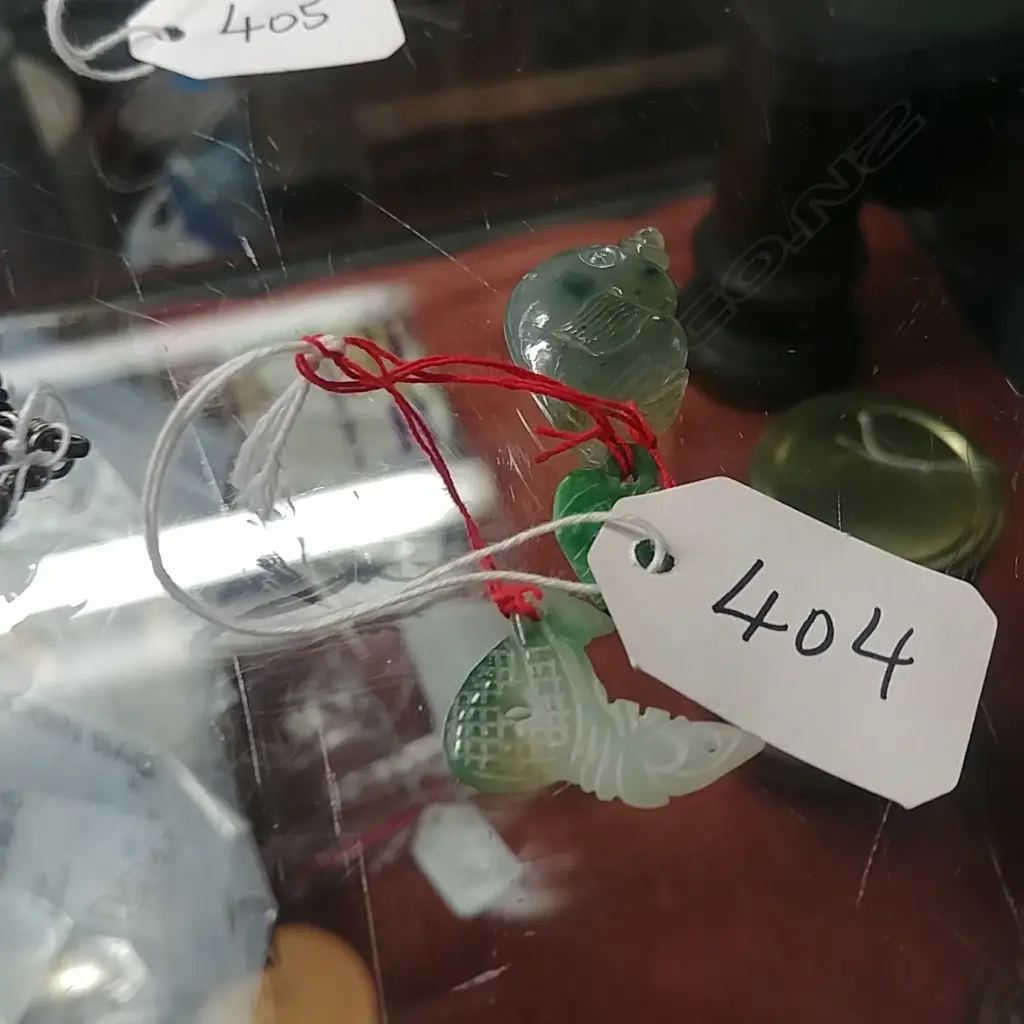 3  CHINESE CARVED PENDANTS Image 1++