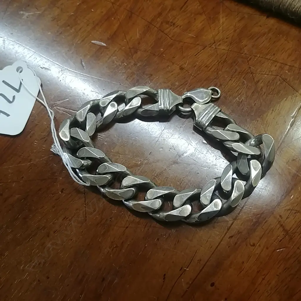 925 MARKED SILVER BRACELET  Image 1++