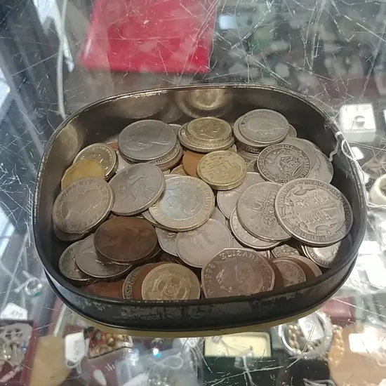 TIN OLD ENGLISH COINS