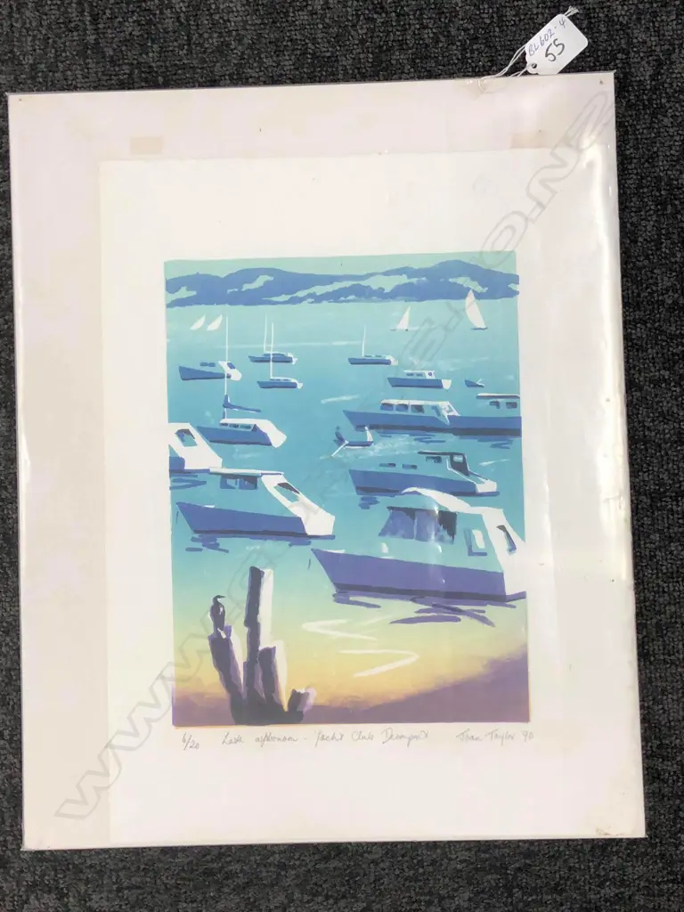 UNFRAMED NUMBERED PRINT BY JOAN TAYLOR H. 260MM W. 190MM Image 1++