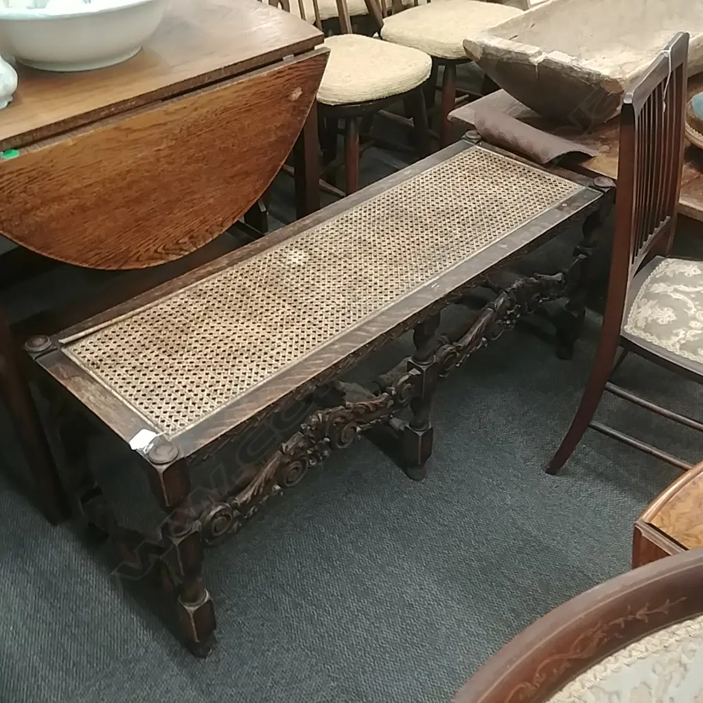 CANE SEAT STOOL Image 1++