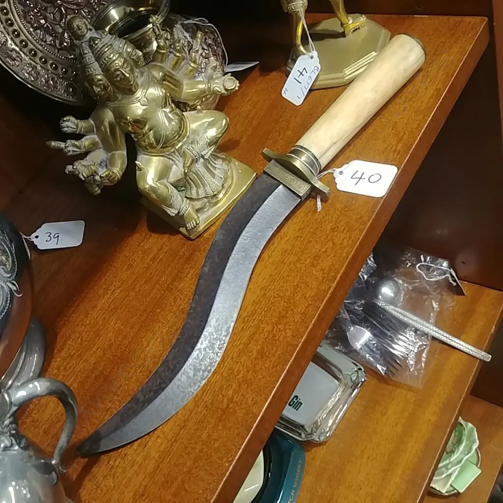 1X BONE HANDLED KNIFE Image 1++