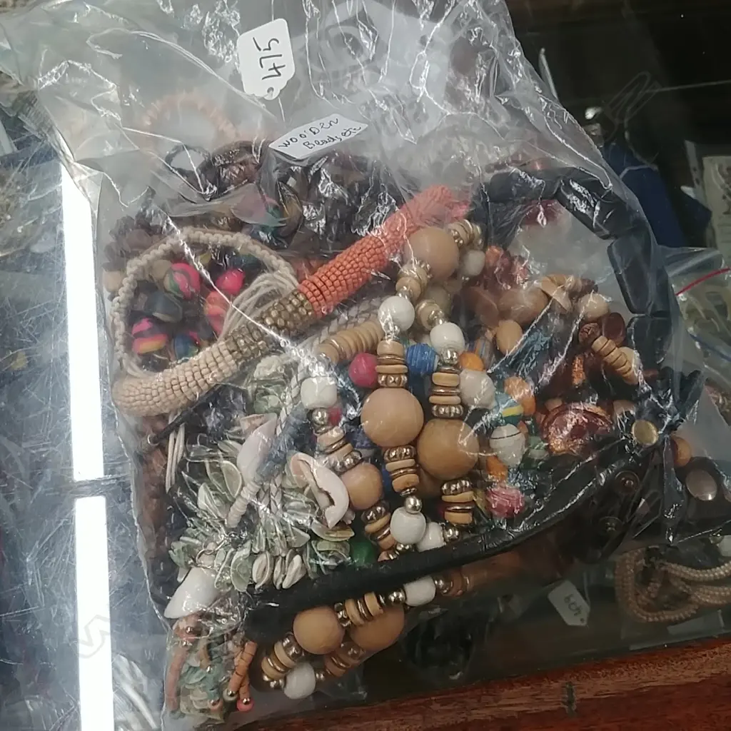 BAG OF COSTUME JEWLERY Image 1++