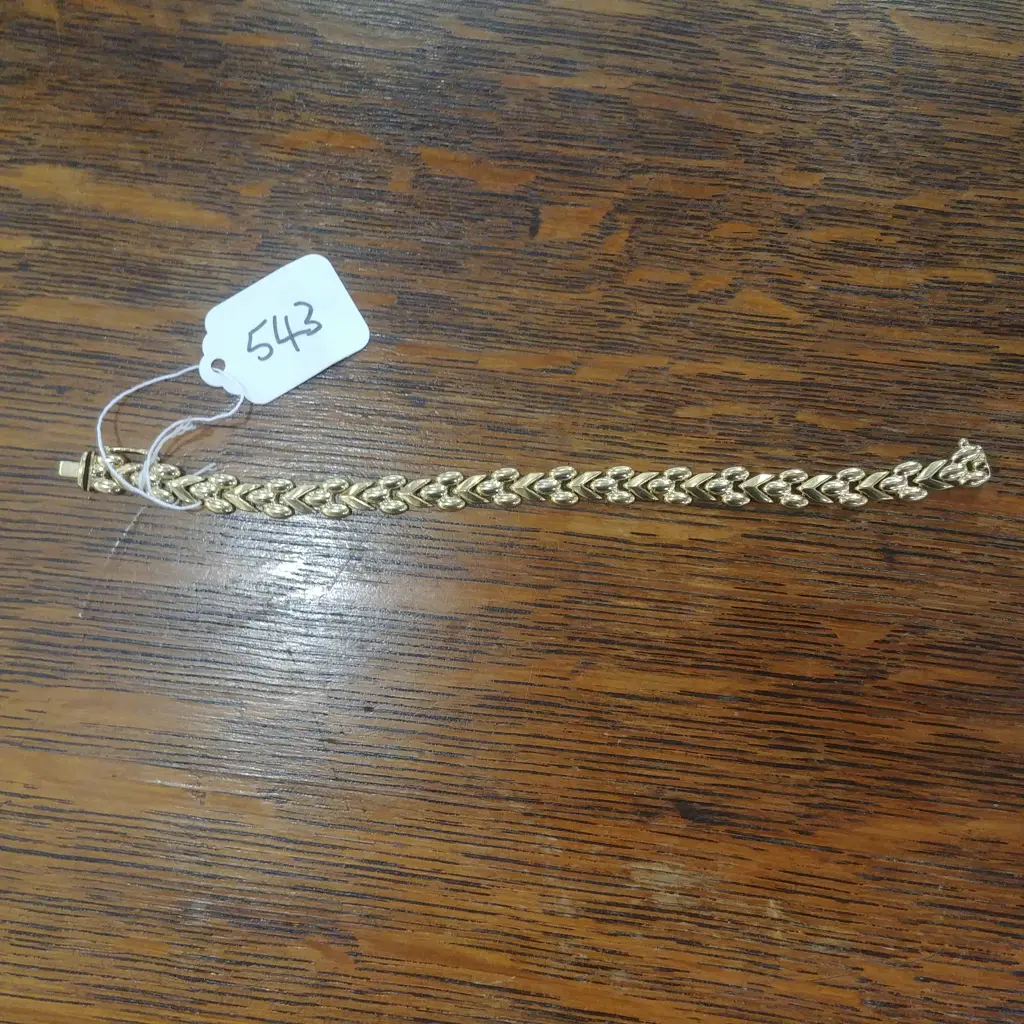 9ct GOLD BRACELET 13.80gm Image 1++