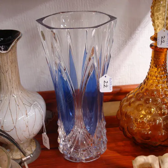 CRYSTAL VASE JUG & BOTTLE