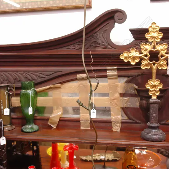 BRASS LEAF  &  CONTEMPORARY  SCULPTURE