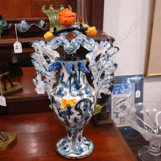 TALL ITALIAN POTTERY VASE