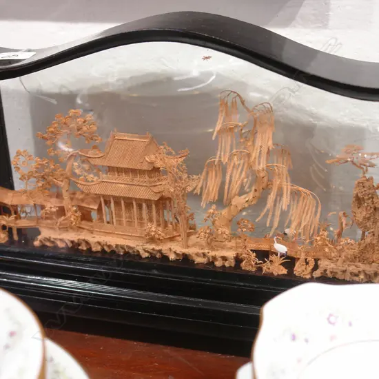 CHINESE CORK CARVING