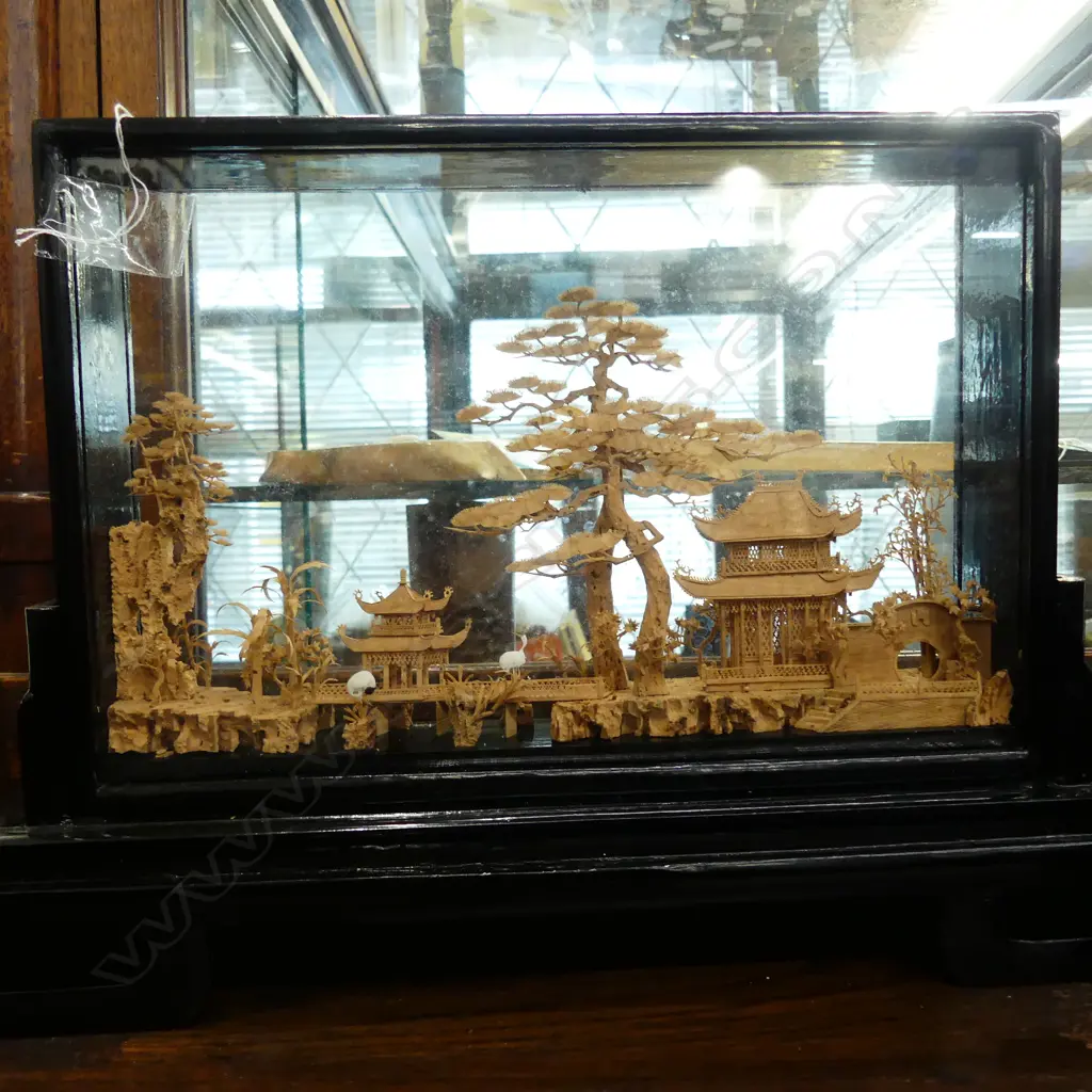 CHINESE CORK CARVING Image 1++