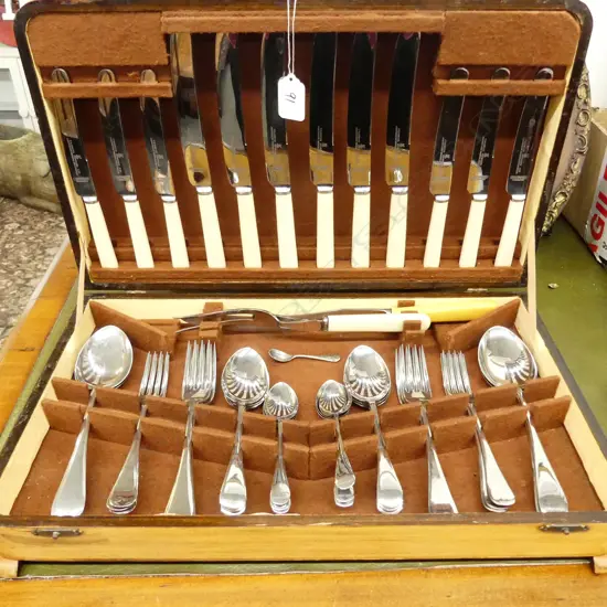 S/STEEL CANTEEN OF CUTLERY IN BOX