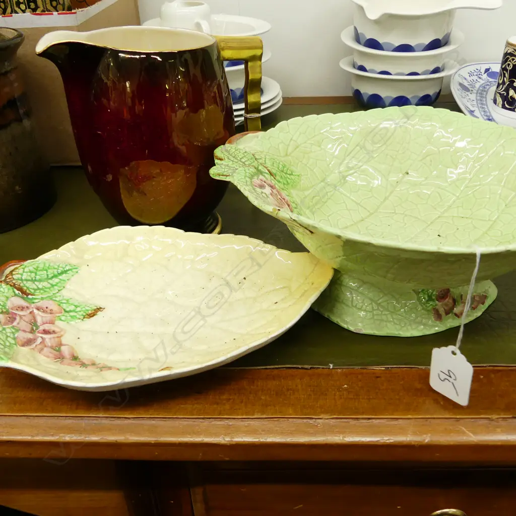 CARLTON WARE JUG + 2 DISHES Image 1++